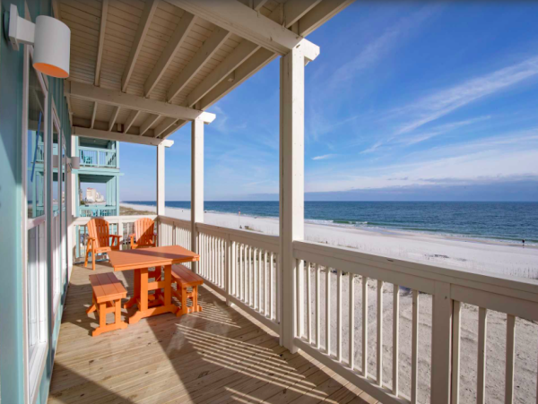 Spacious Beachfront Retreat with Stunning Gulf views