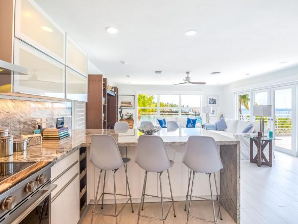 Key Colony Beach Three Bedroom Vacation Home with Bay Views