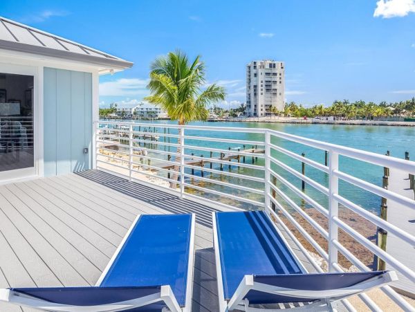 Key Colony Beach Three Bedroom Vacation Home with Bay Views