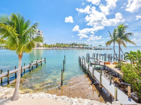 Key Colony Beach Three Bedroom Vacation Home with Bay Views