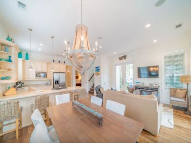 Inlet Beach Vacation Home Sleeps Ten Guests.