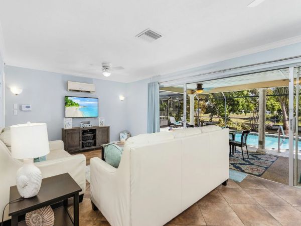 Cape Coral Canal Front Three Bedroom Vacation Home