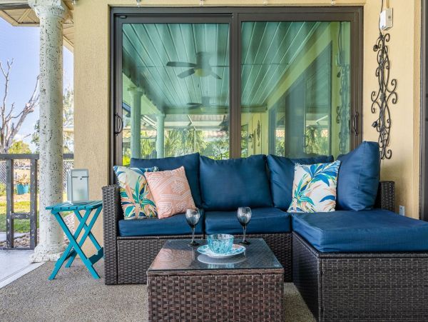 Cape Coral Canal Front Three Bedroom Vacation Home