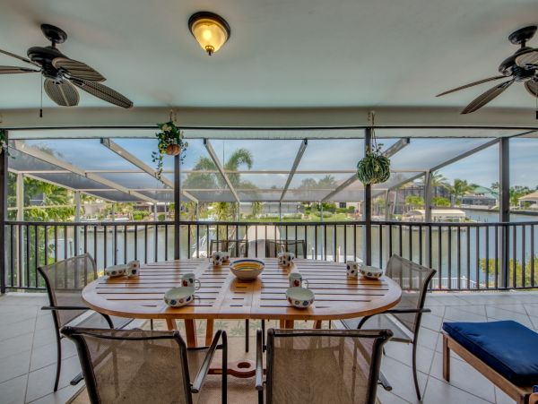 Cape Coral Vacation Home Five Bedroom Canal Views