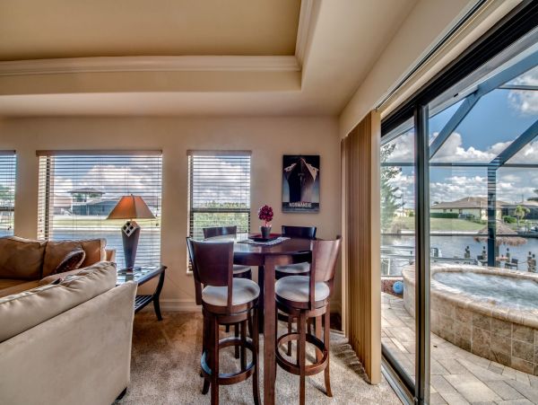 Cape Coral Vacation Home Five Bedrooms & Private Caged Pool