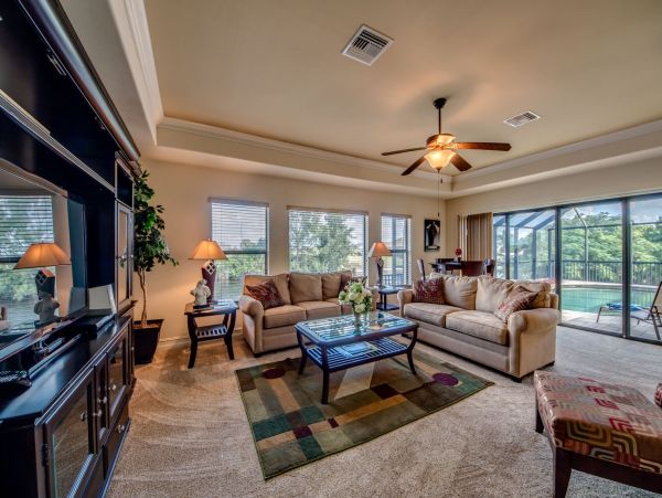 Cape Coral Vacation Home Five Bedrooms & Private Caged Pool