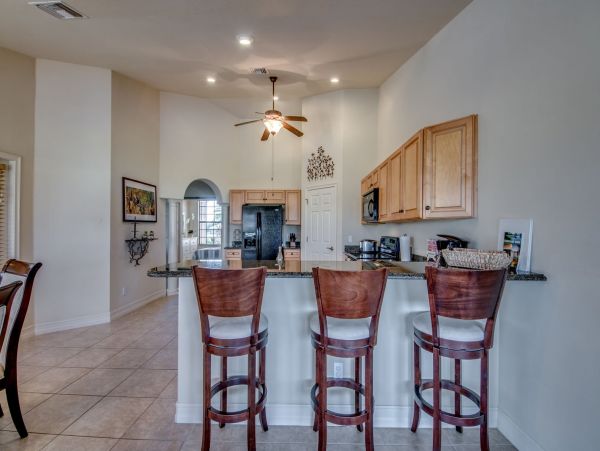 Cape Coral Vacation Home Five Bedrooms & Private Caged Pool