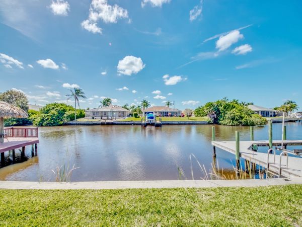 Canal Views Cape Coral Luxury Vacation Pool Home Sleeps 8