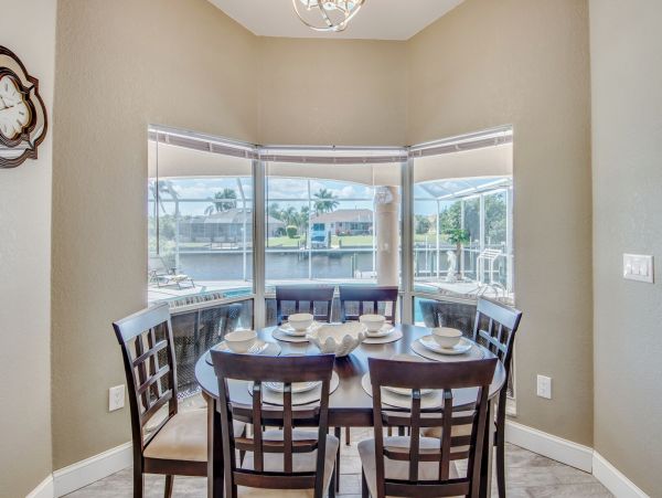 Canal Views Cape Coral Luxury Vacation Pool Home Sleeps 8
