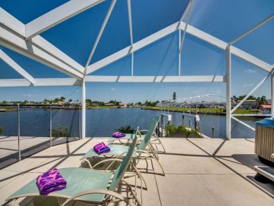 Cape Coral 3 Bedroom Vacation Rental Villa with Pool & Dock