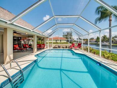 Cape Coral Vacation Home with Boat Dock and Lift 3 Bedrooms