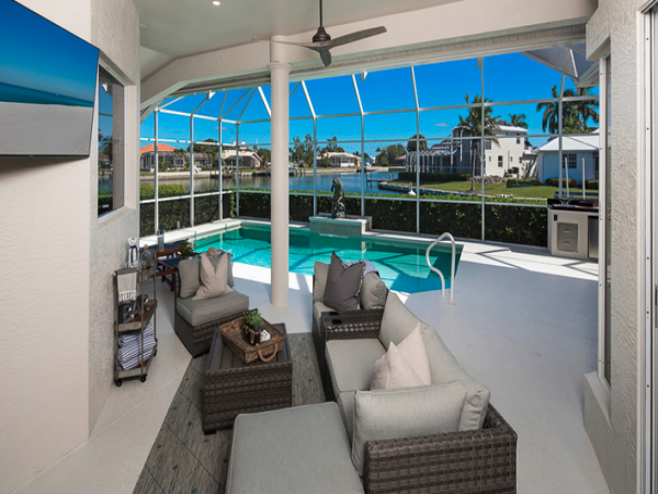 Marco Island Canal Front Luxury Four Bedroom Vacation Home