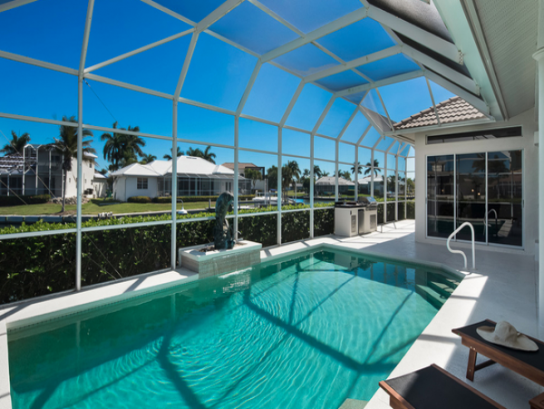 Marco Island Canal Front Luxury Four Bedroom Vacation Home