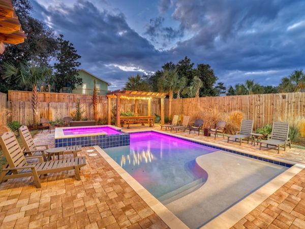 Destin Vacation Pool Home 6 Bedrooms Walk To Beach