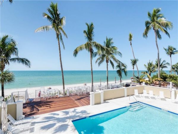 Beach Front Luxury 3 Bedroom Condo in Naples Sleeps 8 Guests