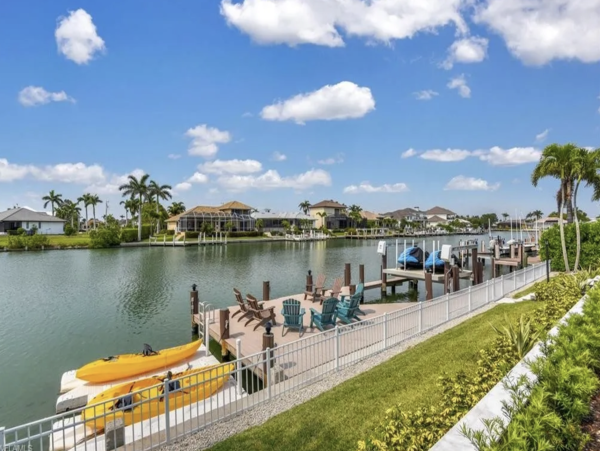 Canal-Front Marco Island Vacation Home Sleeps Ten Guests