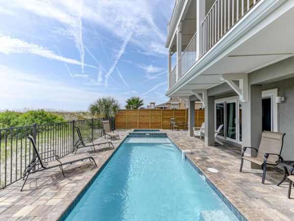 St. Augustine Oceanfront Vacation Rental | Luxury 5-Bedroom Beach Home with Pool