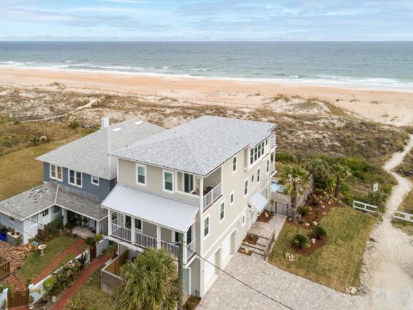 St. Augustine Oceanfront Vacation Rental | Luxury 5-Bedroom Beach Home with Pool