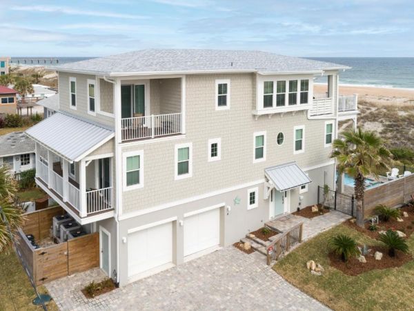 St. Augustine Oceanfront Vacation Rental | Luxury 5-Bedroom Beach Home with Pool