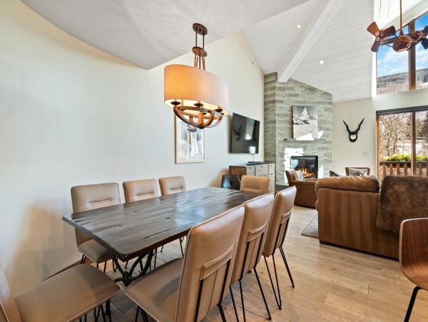 Vail Vacation Condo Sleeps Eight Guests Mountain Views