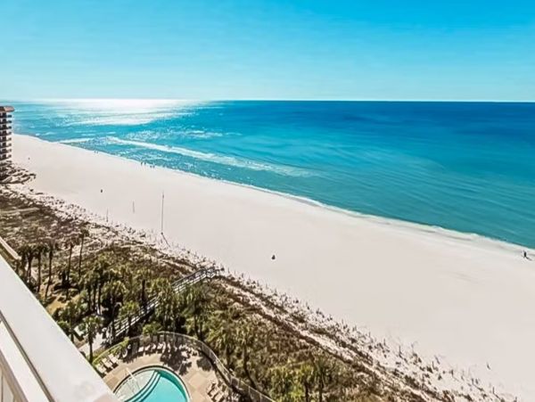 Panam City Beach Four Bedroom Vacation Condo with Panoramic Gulf View