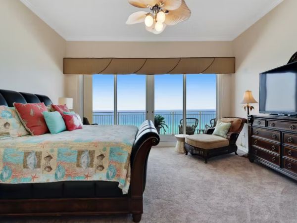 Panam City Beach Four Bedroom Vacation Condo with Panoramic Gulf View