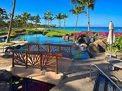 2 Bedroom Wailea Vacation Rental plus Den Sleeps Six Guests.