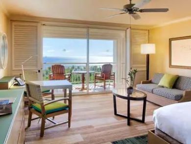 Ocean Front Luxury Hotel Room in Wailea