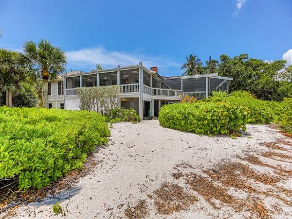 Sanibel Island Vacation Rental | Luxury Beachfront Pool Home with Private Beach