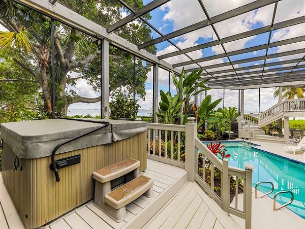 Sanibel Island Vacation Rental | Luxury Beachfront Pool Home with Private Beach