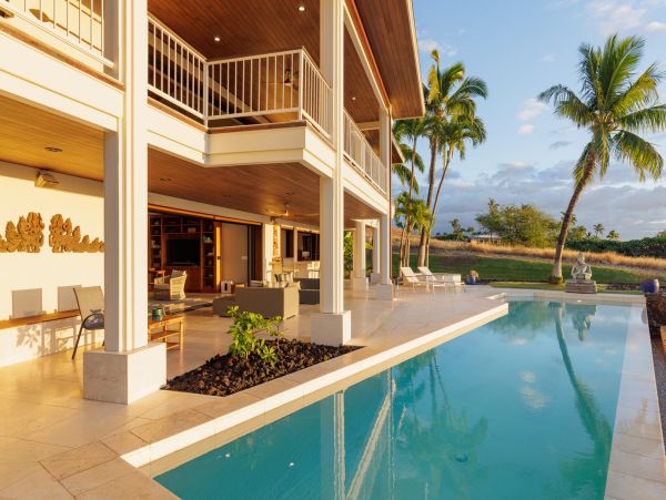 Waimea Ocean View Four Bedroom Home with Private Pool