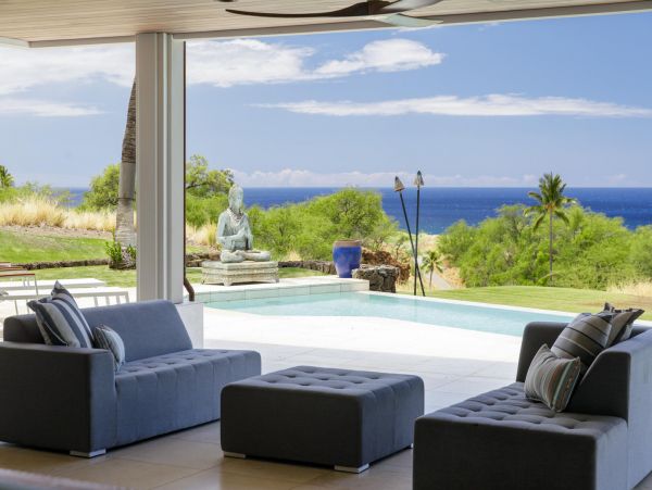 Waimea Ocean View Four Bedroom Home with Private Pool