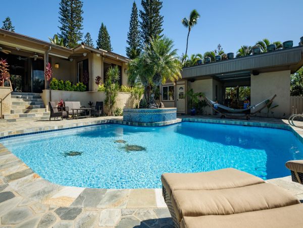 Luxury Kaanapali Vacation Rental Oceanview Home with Pool & Spa
