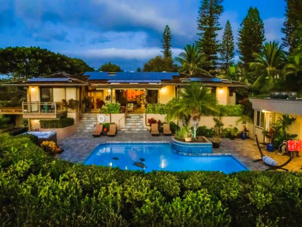 Luxury Kaanapali Vacation Rental Oceanview Home with Pool & Spa