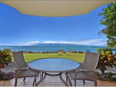 Kahana Vacation Condo Sleeps Four Guests.