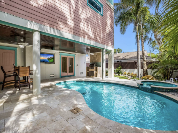 Luxury Holmes Beach Vacation Home Sleeps 8 Private Pool - additional view, photo 3