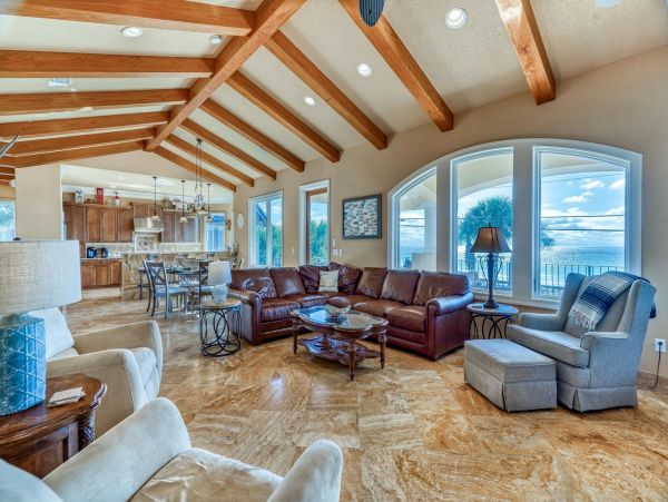 Gulf Front Five Bedroom Vacation Home in Miramar Beach