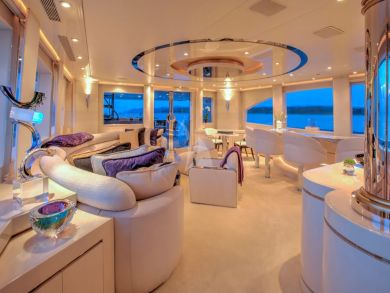 Elite Luxury Power Yacht with Five Staterooms and Full Crew