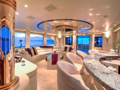 Elite Luxury Power Yacht with Five Staterooms and Full Crew