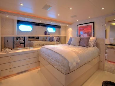 Elite Luxury Power Yacht with Five Staterooms and Full Crew