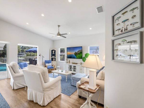 Anna Maria Vacation Rental Pool Home Sleeps Six Guests