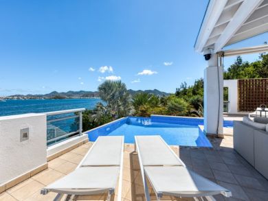 Saint Martin Bay Front 5 Bedroom Rental Home with Pool