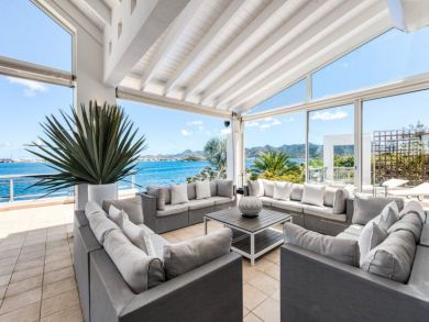 Saint Martin Bay Front 5 Bedroom Rental Home with Pool