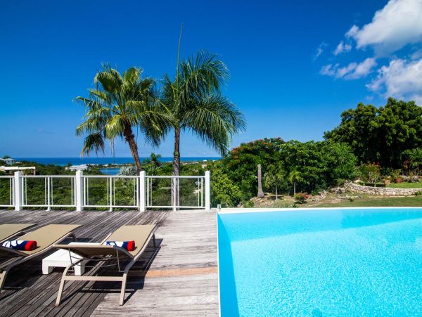 Luxury Family Villa in St. Martin Three Bedroom Ocean View Villa