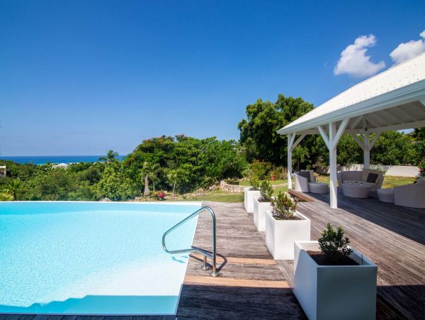 Luxury Family Villa in St. Martin Three Bedroom Ocean View Villa