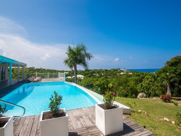 Luxury Family Villa in St. Martin Three Bedroom Ocean View Villa