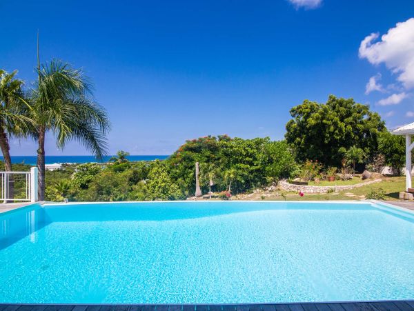 Luxury Family Villa in St. Martin Three Bedroom Ocean View Villa