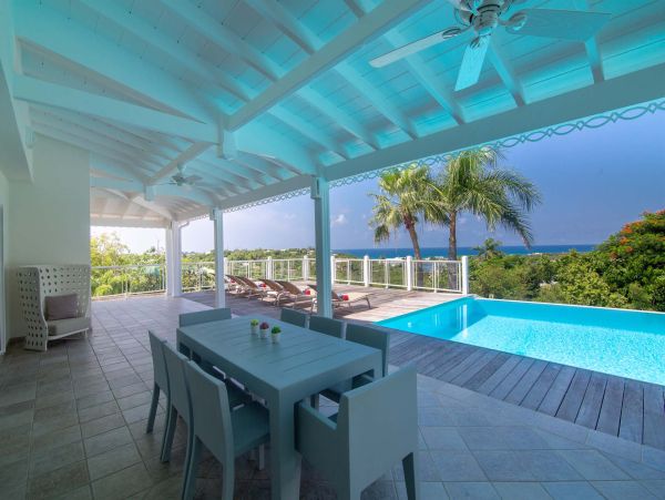 Luxury Family Villa in St. Martin Three Bedroom Ocean View Villa