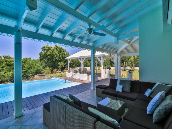 Luxury Family Villa in St. Martin Three Bedroom Ocean View Villa