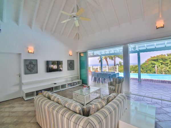 Luxury Family Villa in St. Martin Three Bedroom Ocean View Villa